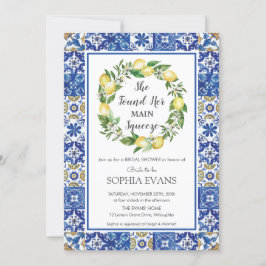 Lemon Main Squeeze Mediterranes Brautparty Inv Einladung