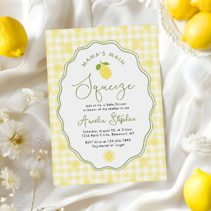 Lemon Mamas Main Squeeze Babyparty Einladung