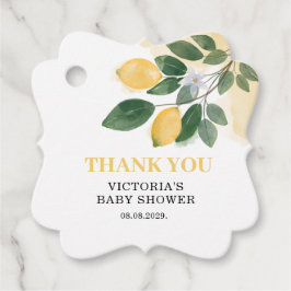 Lemon Mamas wichtigste Squeeze Baby-Dusche Geschenkanhänger