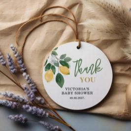 Lemon Mamas wichtigste Squeeze Baby-Dusche Geschenkanhänger