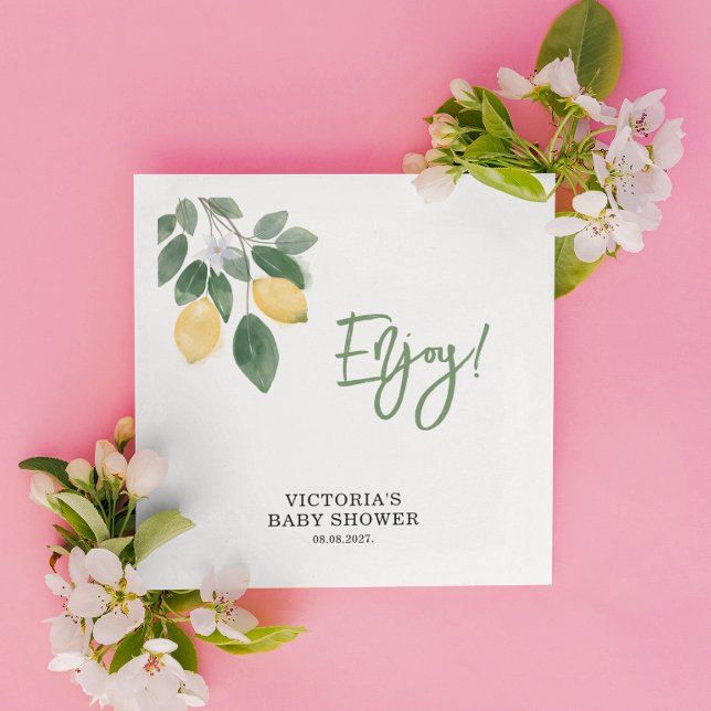 Lemon Mamas wichtigste Squeeze Baby-Dusche Serviette (Von Creator hochgeladen)