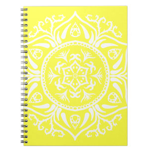 Lemon Mandala Notizblock