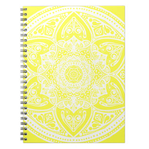 Lemon Mandala Notizblock