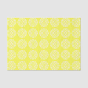 Lemon Mandala Seidenpapier