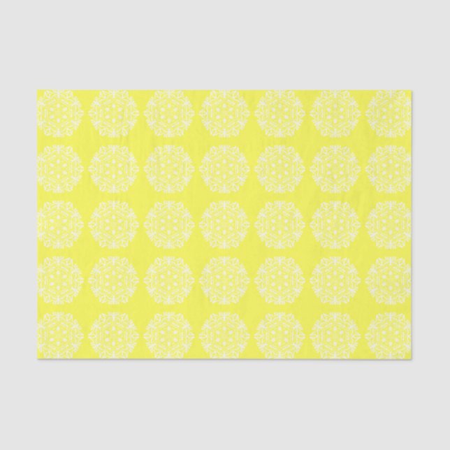 Lemon Mandala Seidenpapier (Vorderseite)