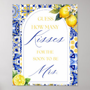 Lemon Mediterrane Ratschläge wie viele Kisses Game Poster