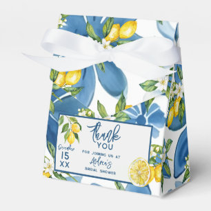 Lemon Mediterranean Tile Brautparty Geschenkschachtel
