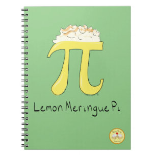 Lemon Meringue Pi Niedlich Mah Pi Day Notebook Notizblock