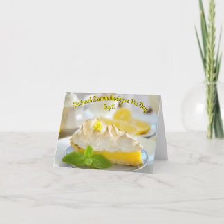 Lemon Meringue Pie Day Karte