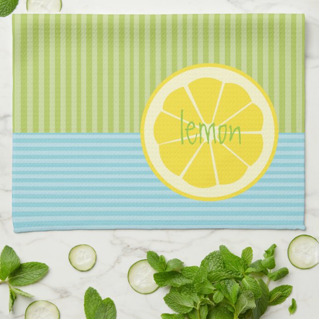 Lemon Microfiber Küchentücher (Gefaltet)