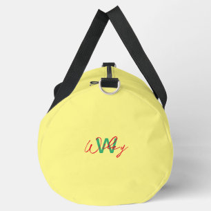 Lemon Minimalistisch Business Duffle Bag