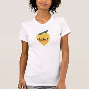 Lemon mit Attitude und Brille T-Shirt