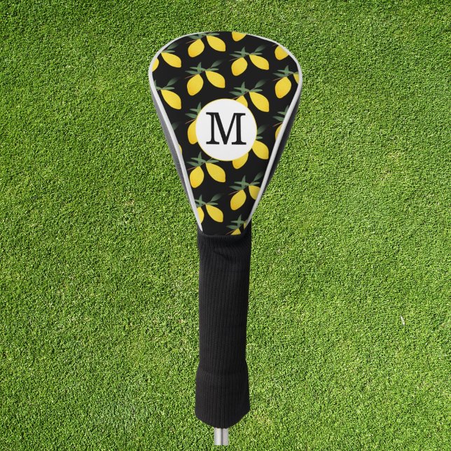 Lemon Monogram Golf Head Cover Headcover (Von Creator hochgeladen)