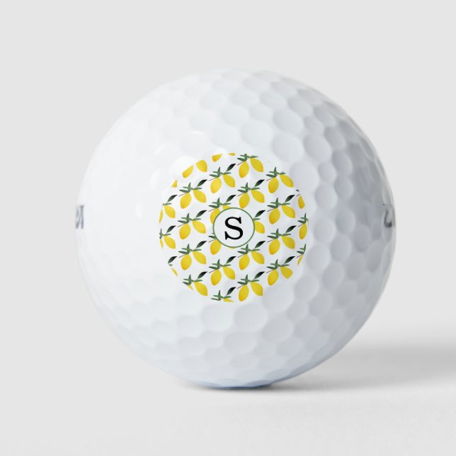 Lemon Monogram Golfball (Vorderseite)
