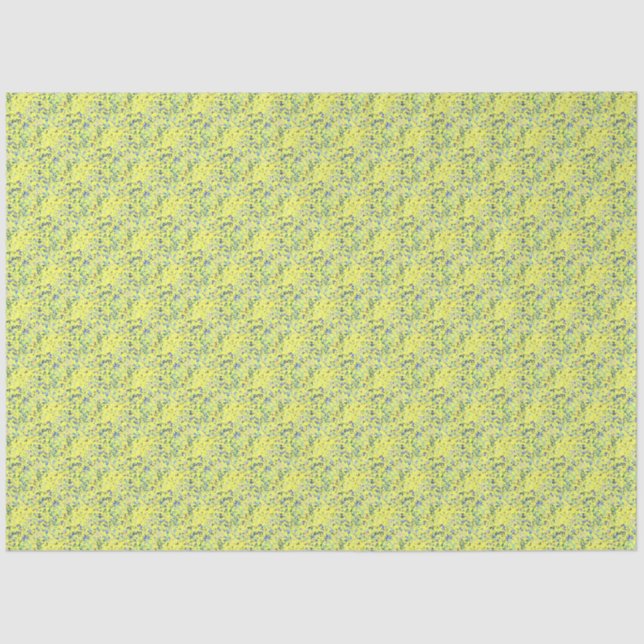 Lemon Moss Tissue Paper Seidenpapier (Vorderseite)