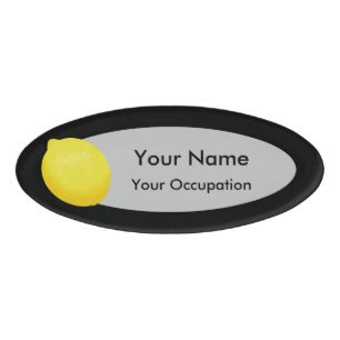 Lemon Namenschild