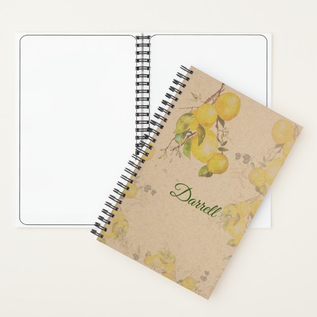 Lemon Notebook Notizbuch (Innen)