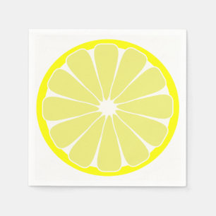 Lemon Paper Party Napkins Serviette