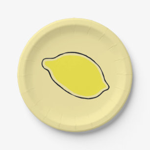 Lemon Pappteller