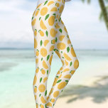 Lemon Pattern<br><div class="desc">Leggings mit einer Scheibe, einer halben Scheibe und einem ganzen Zitronenmuster, für Zitrusliebhaber: perfekt für ein Geschenk an Ihre Freundin oder für sportliche oder Yoga-Sessions!</div>