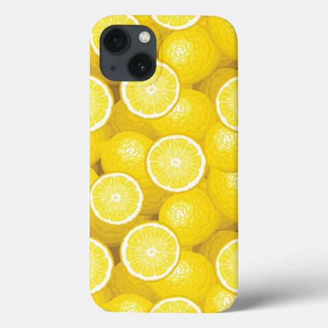Lemon Pattern 2 Case-Mate iPhone Hülle (Rückseite)