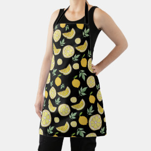 Lemon Pattern Citrus Schürze