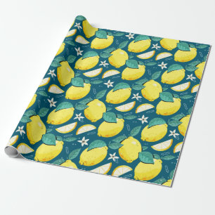 Lemon Pattern Geschenkpapier