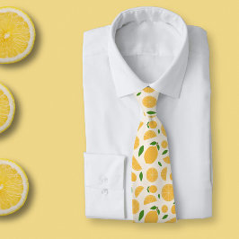 Lemon Pattern Krawatte