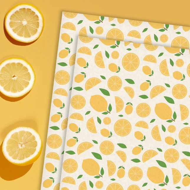 Lemon Pattern Seidenpapier (Lemon Pattern Tissue Paper)