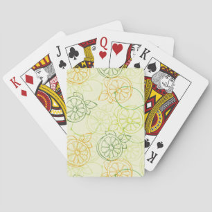 Lemon Pattern Spielkarten
