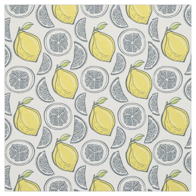 Lemon Pattern Stoff (Muster)