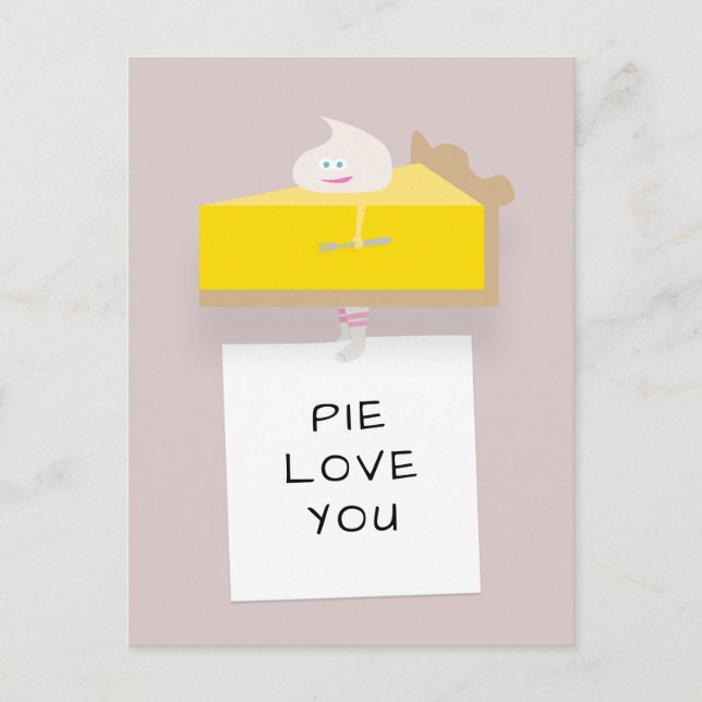 Lemon Pie Postkarte (Vorderseite)