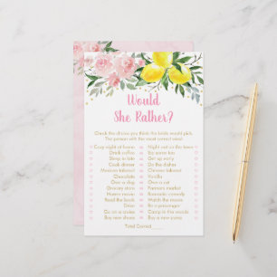 Lemon Pink Floral würde sie eher Bridal Spiel
