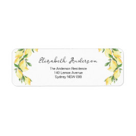 Lemon-Rücksendeadresse