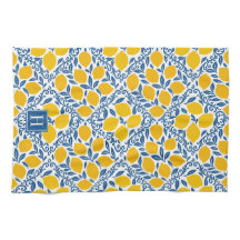 Lemon Rustic Farmhouse French Country Monogram