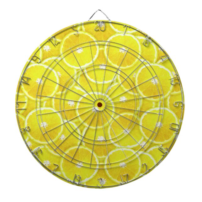 Lemon-Scheiben Dartscheibe (vorne)