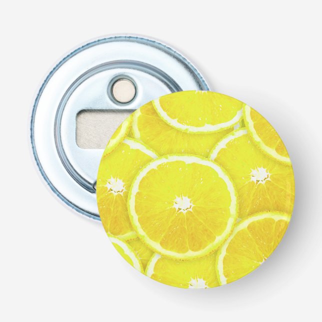 Lemon-Scheiben Flaschenöffner (Vorderseite)