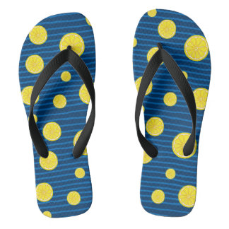 Lemon-Scheiben Flip Flops
