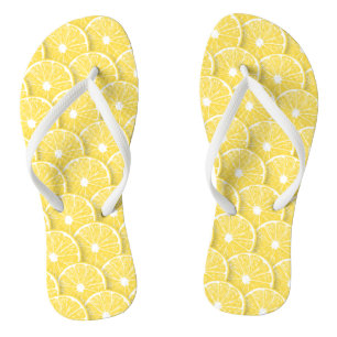 Lemon-Scheiben Flip Flops