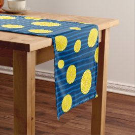 Lemon-Scheiben Kurzer Tischläufer