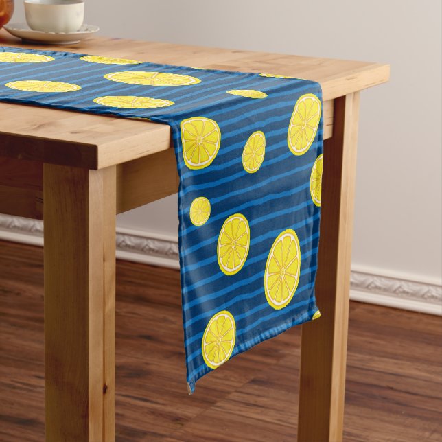 Lemon-Scheiben Kurzer Tischläufer (Beispiel)