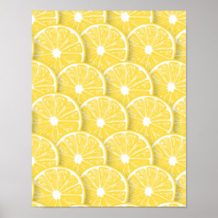 Lemon-Scheiben Poster