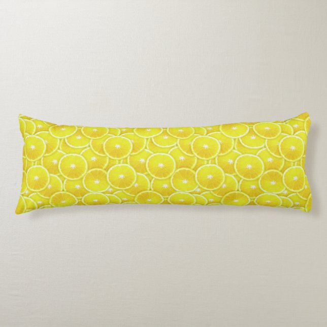 Lemon-Scheiben Seitenschläferkissen (Vorderseite)