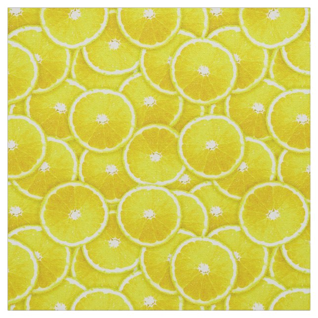 Lemon-Scheiben Stoff (Muster)