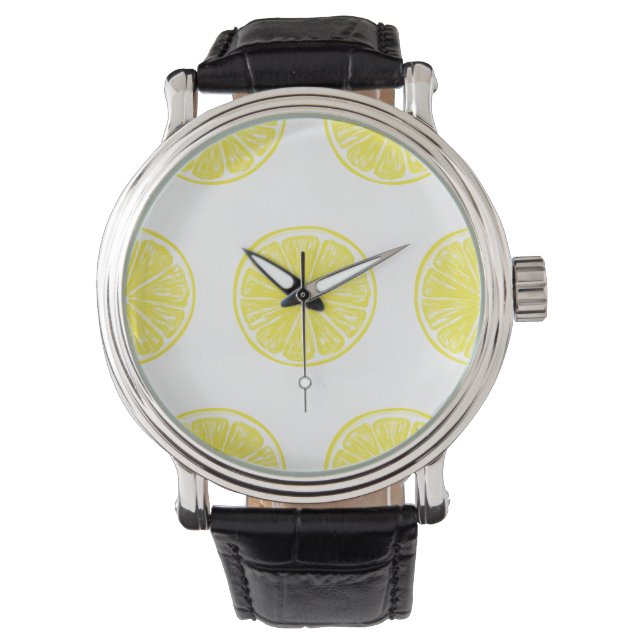 Lemon-Schnittmuster Armbanduhr (Vorderseite)