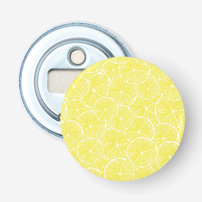 Lemon-Schnittmuster Flaschenöffner (Vorderseite)