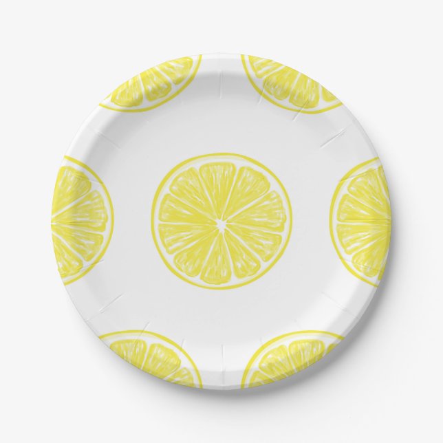 Lemon-Schnittmuster Pappteller (Vorderseite)