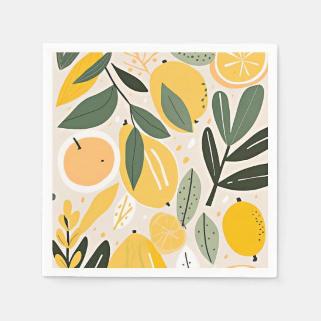 Lemon Serviette (Vorderseite)