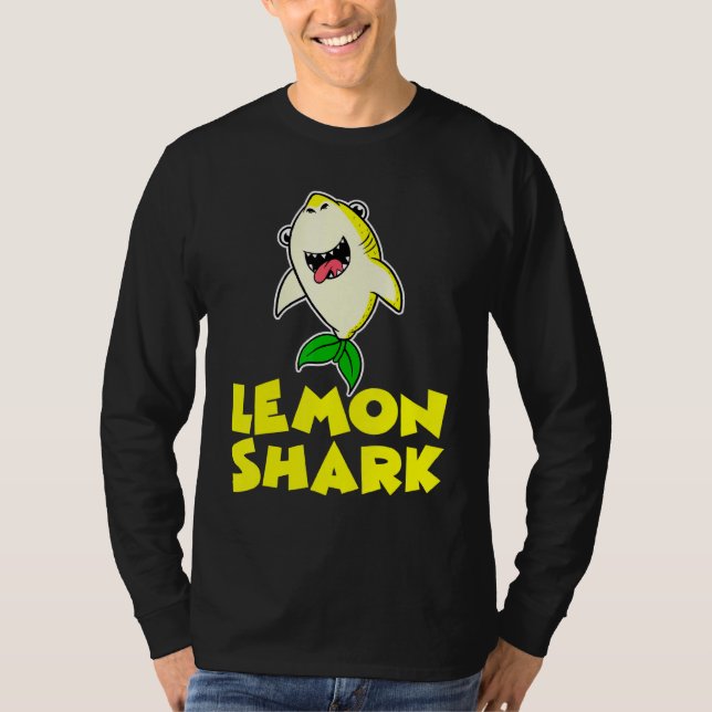 Lemon Shark Vitamin C Small Evergreen Tree Yellow T-Shirt (Vorderseite)