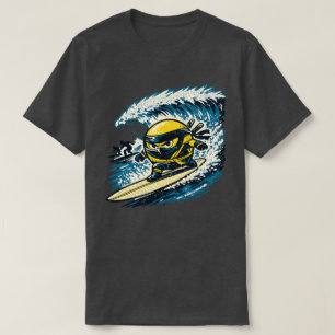 Lemon Shinobi Surf Rennen — Vintage Sommer Ninja T-Shirt